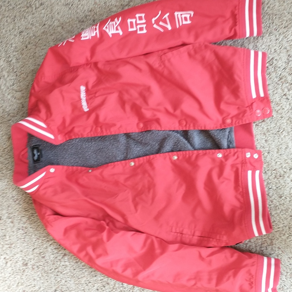 Primitive Fleece Lined Varsity Jacket